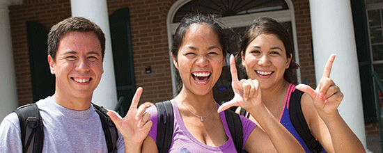 Lamar University Students Smiling